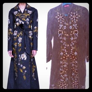 Himalayan embroidered coat. Fall Spring jacket